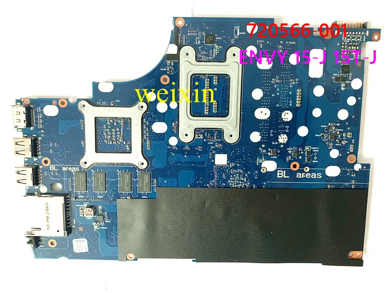 Refurbished  720566-001  720566-501 For HP ENVY 15-J 15T-J laptop mainboard  laptop motherboard  Tested 60 days warranty