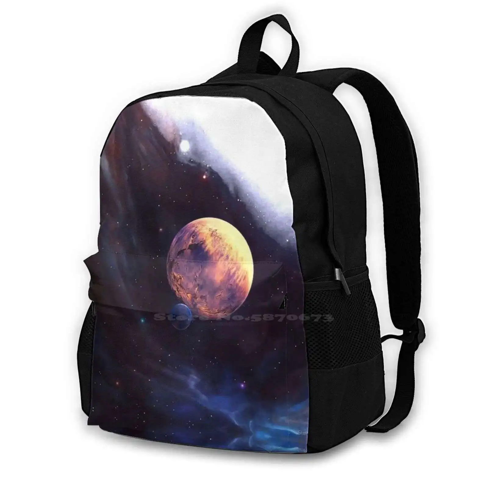 Mochilas escolares para adolescentes, Sacos de Viagem, Espaço Galáctico, Astronauta, Estrelas, Universo Perdido, Terra, Meninas, Laptop, Bolsas