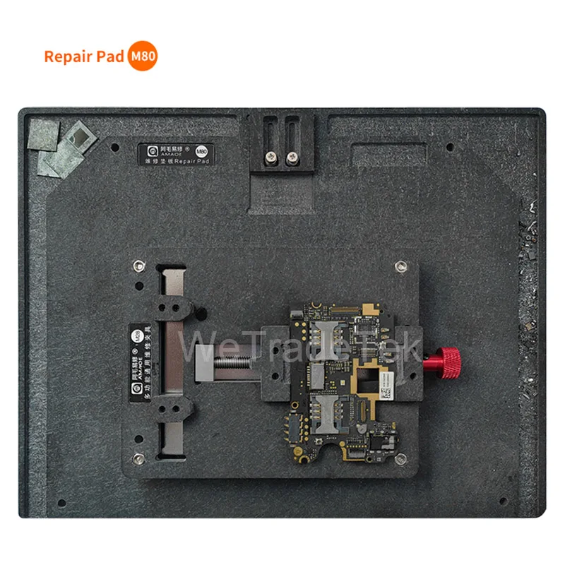 Amaoe M80 Phone Repair Pad Mutifunction Synthetic Stone Soldering Repair Pad With Quick  IC Chip Glue Remove Slot Repair Mat