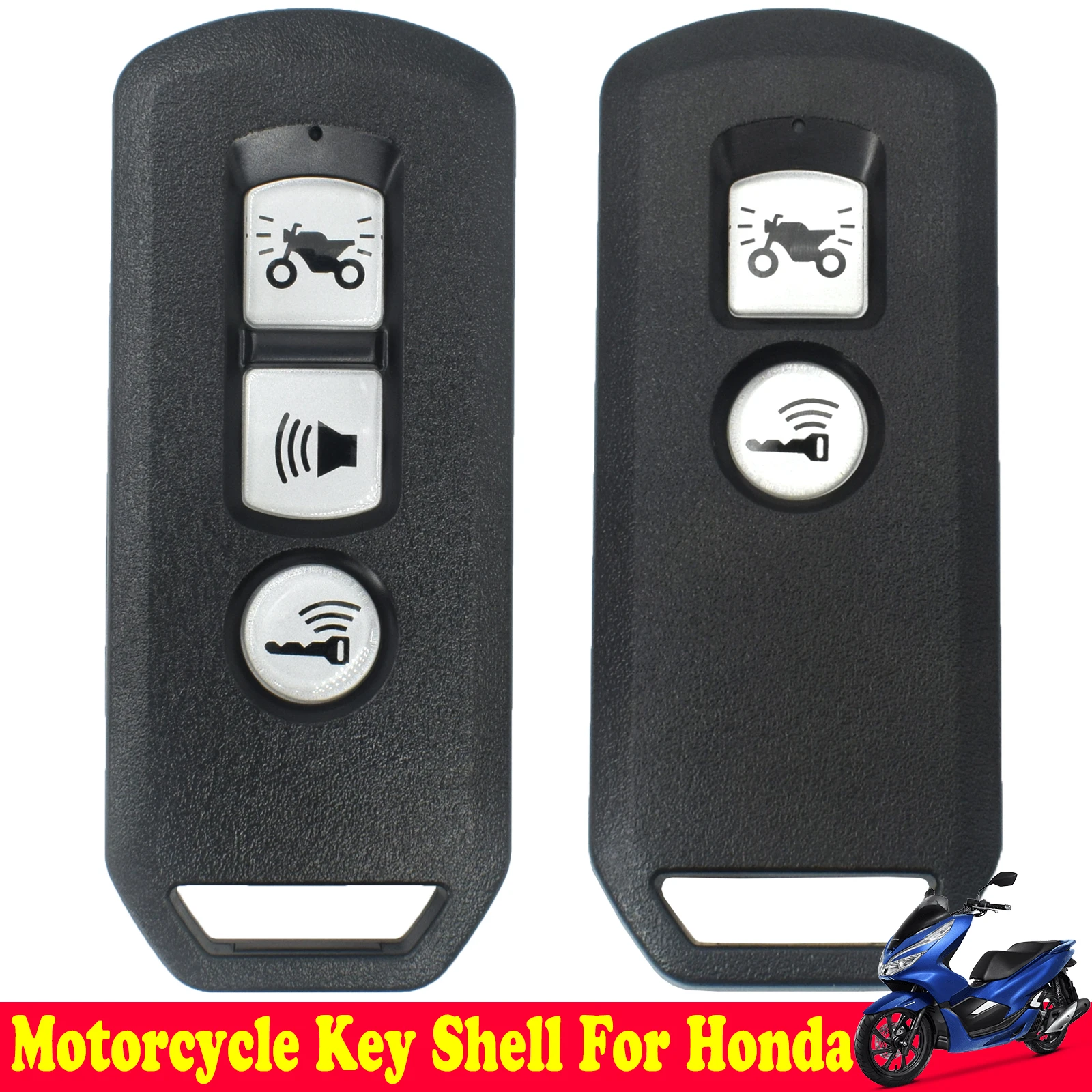 

2/3 Buttons Key Remote Shell Case For Honda PCX 150 125 SH125 SH130 SH300 Forza 125 200 Motorcycle Scooter Smart Keyless Cover