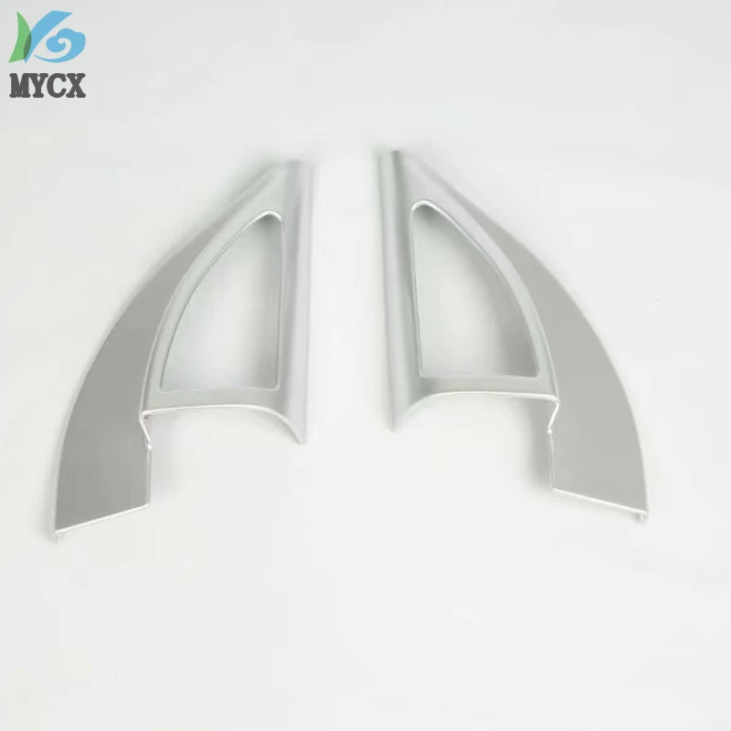 

For KIA KX7 2017 2PCS ABS Chrome Car A Pillar Tweeter Decorative Light Box Cover Case Cover Trim Car Styling Accessories