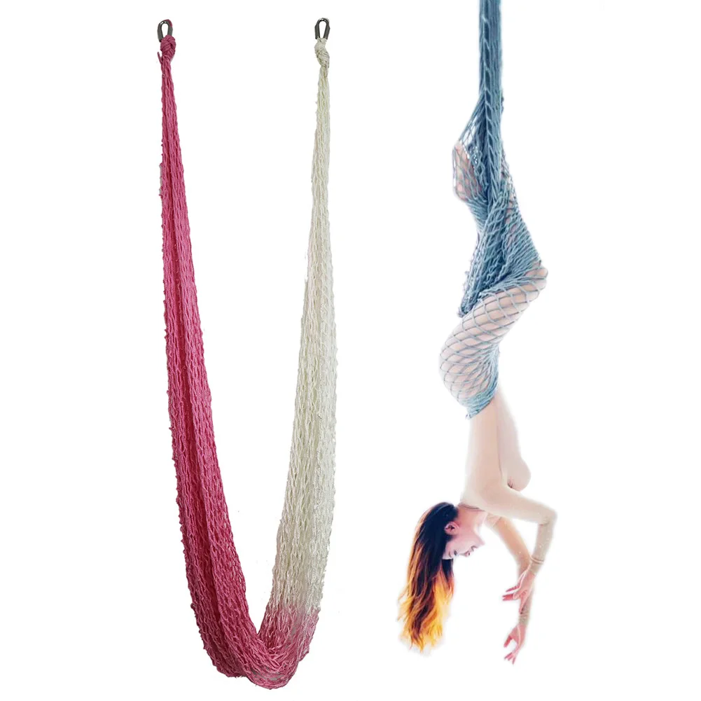 Yoga Net  Aerial Yoga Hammock Net Anti Gravity Swing Net Rope Hanging Bed Net Inversion  Fetness Workout Equipment Yoga Hall