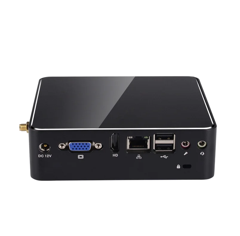 Fanless Mini PC  Core i7 7500U 4500U i5 6200U i3 6100U Window 10 Barebone Desktop Computer HD VGA WiFi 8xUSB Thin Clien