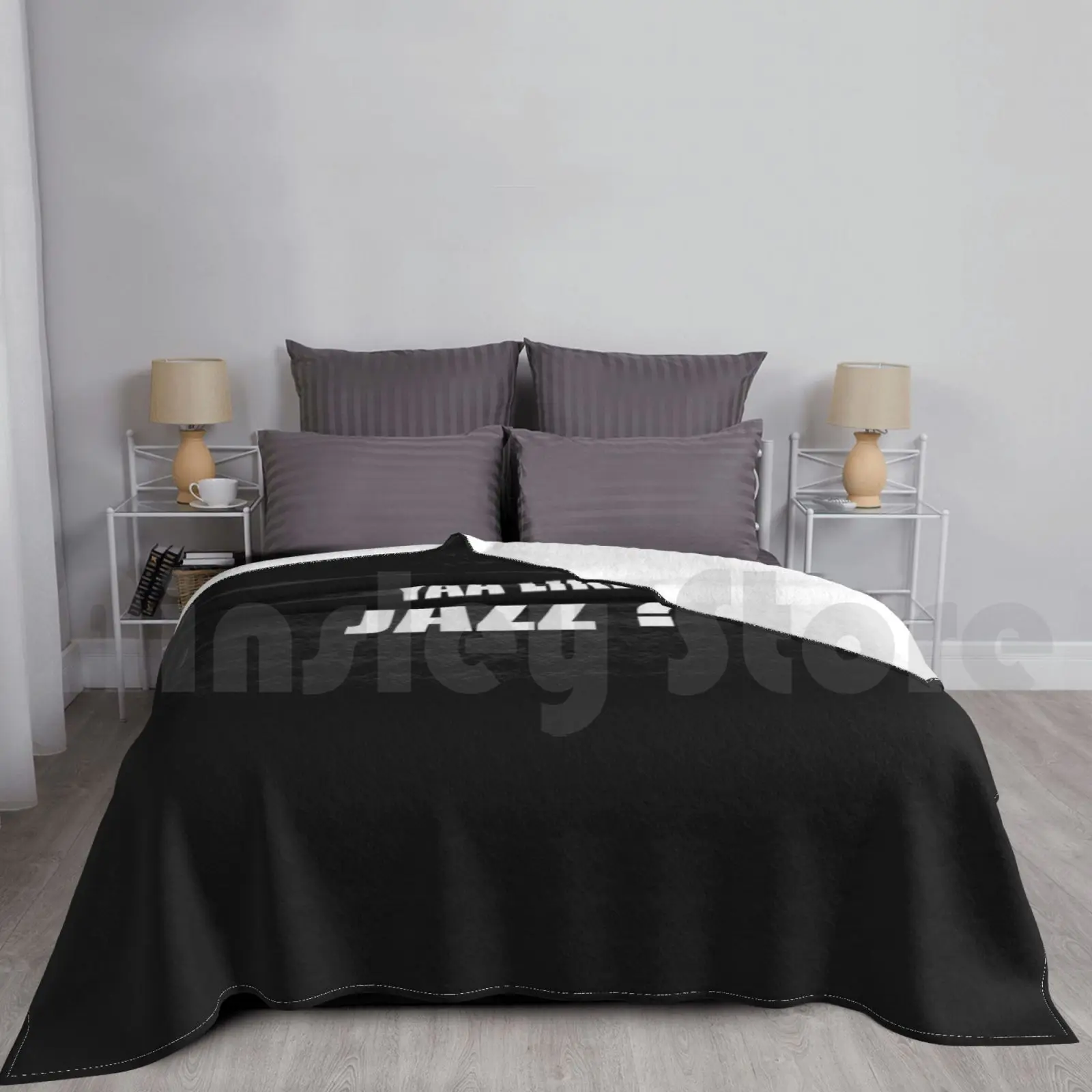 Lustiges Jazz Blanket For Sofa Bed Travel Jazz Music Animal Concert Food Funny Saying Humor Jazz Musician Jazzed