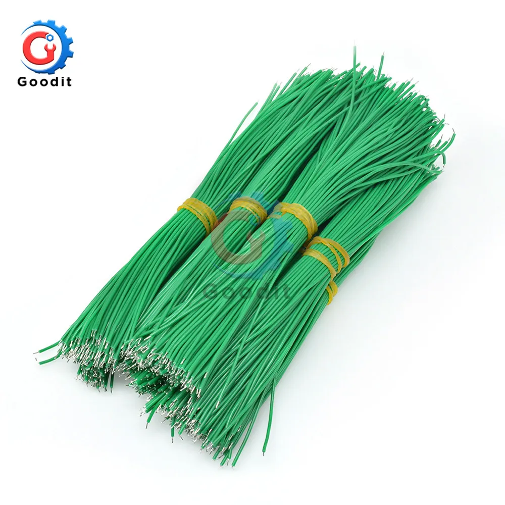 100pcs/lot Pcb Solder Cable Tin-Plated Breadboard Jumper Cable Wire 20cm 24AWG For Arduino Two Ends PVC Wire Electronic