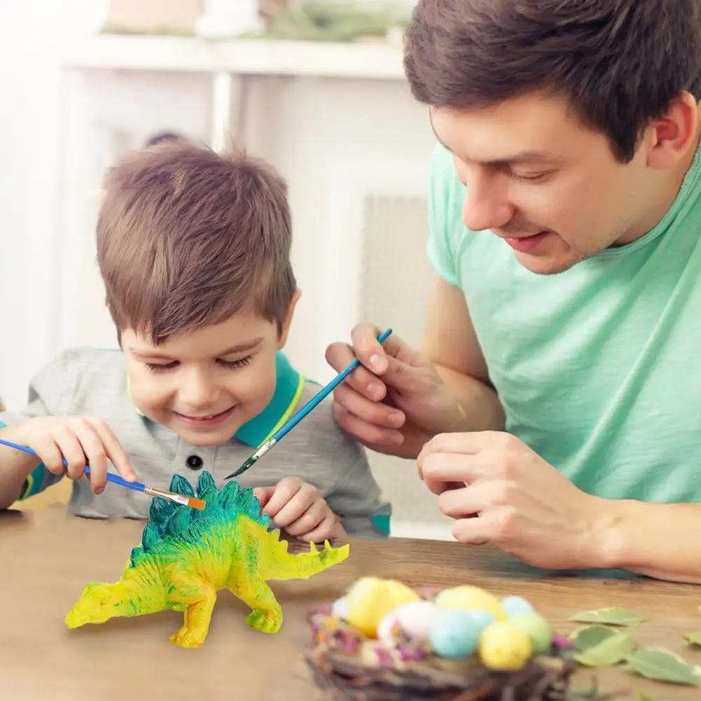 Dinosaur Toys Painting Set Dinosaur Crafts For Kids Paint Art Sets For Kids With 6 Dinosaur Paint Your Own Kit For 3-7 Years