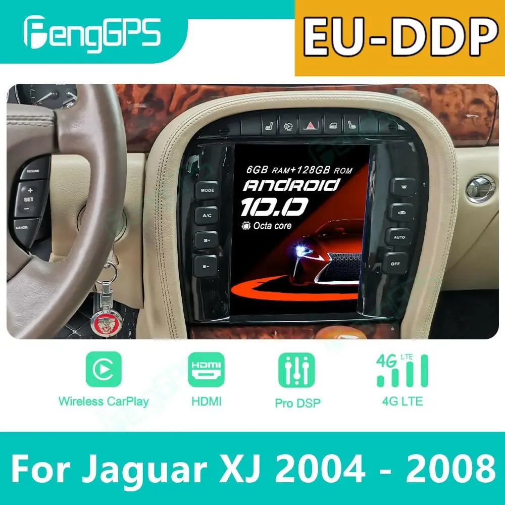 For Jaguar XJ 2004 - 2008 Android Car Radio Stereo Multimedia Player Touch display Autoradio GPS Navigation Head unit