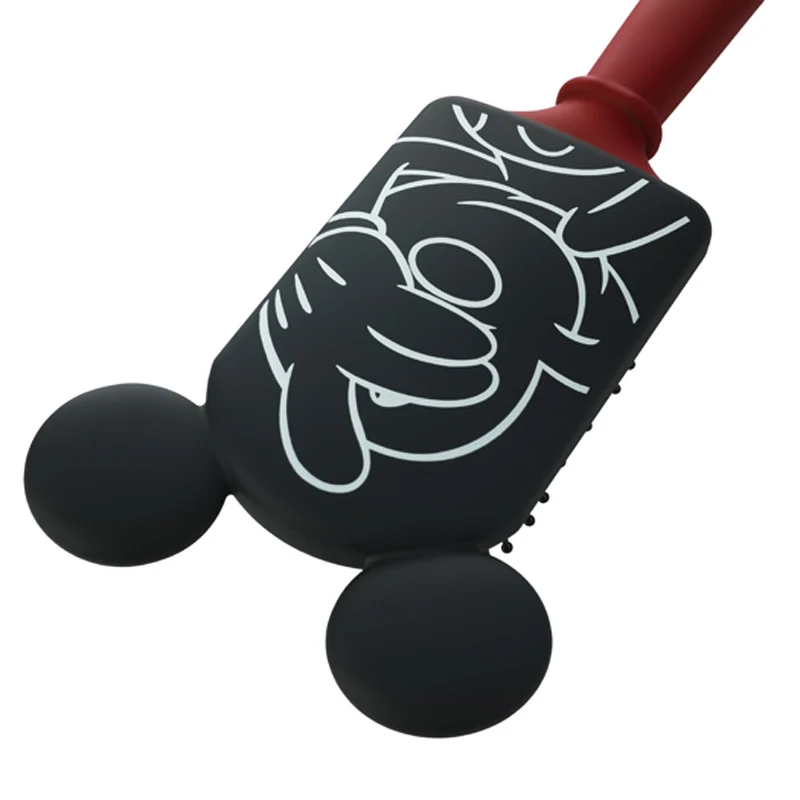 Disney-peine de dibujos animados de Mickey y Minnie para niña, cojín de aire antiestático, cepillos para el cuidado del cabello, maquillaje de