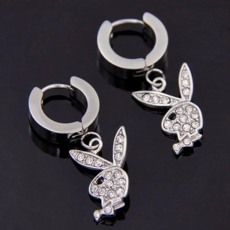 Fashion women Rabbit Charm Pendant Earrings Animal Pendant aesthetic Party Gift