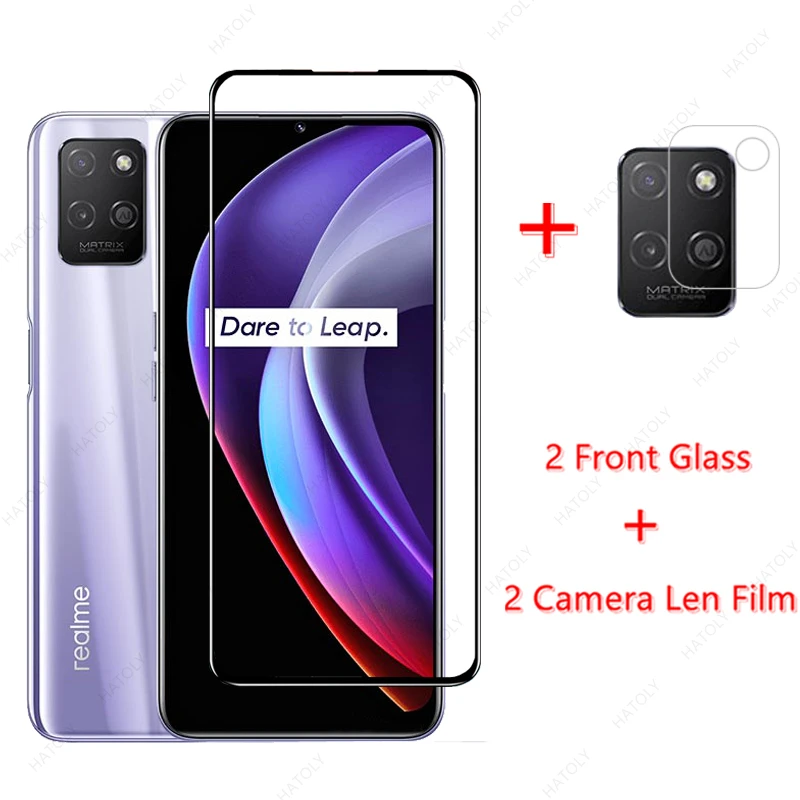 

For Realme V11s 5G Glass for Realme V11s 5G Tempered Glass Film Phone Screen Protector HD Camera Len Film for Realme V11s 5G