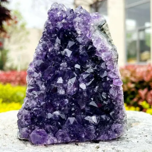 

560-580g natural amethyst cave quartz cluster crystal specimen healing