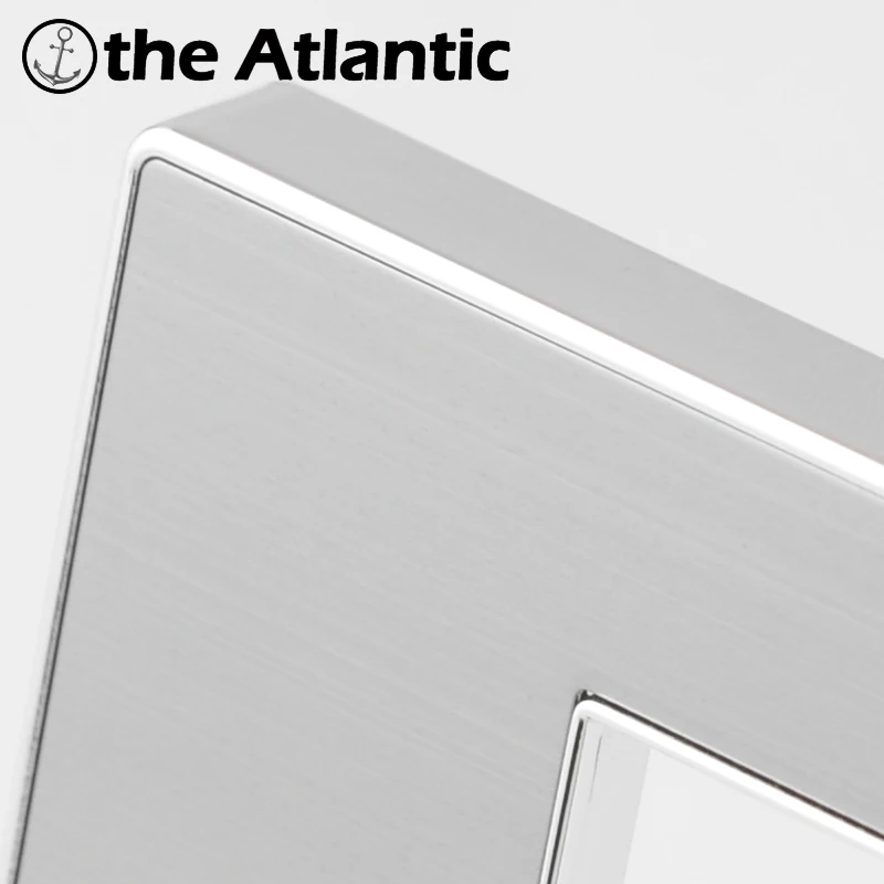 15A US Power Socket With USB Outlet Fan Speed Controller Dimmer Light Switch Stainless Steel Black 118Type standard plug