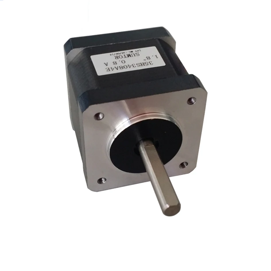 NEMA14 Two-phase Four-lead Micro Stepper Motor Length 34mm 18N.cm 0.8A /0.4A 1.8 Degrees Single/Double Output Shaft