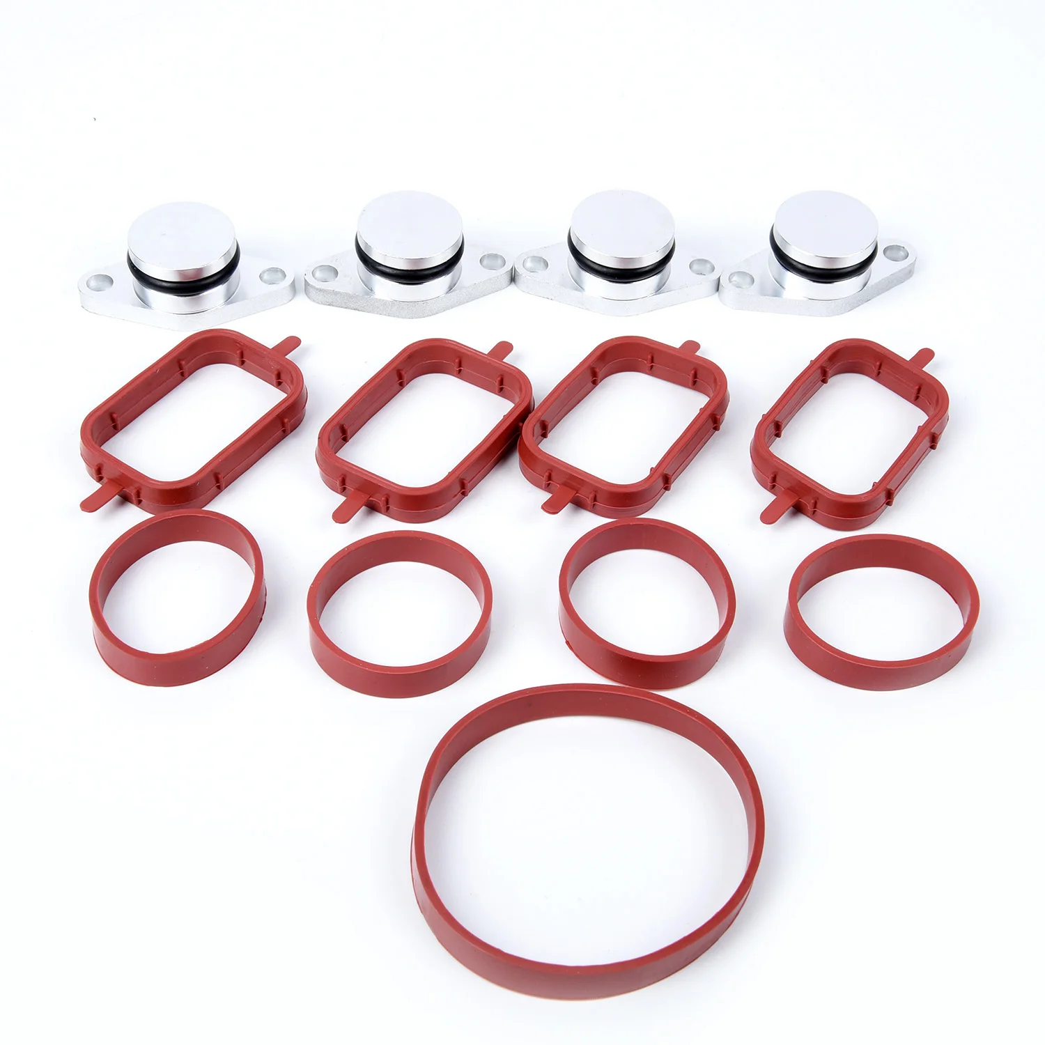 4Pcs 22mm Diesel Swirl Flap Blanks Bungs Intake Gaskets Kit For BMW M47/E46 320d 330d 525d 530d SI-A0136 Car Accessories