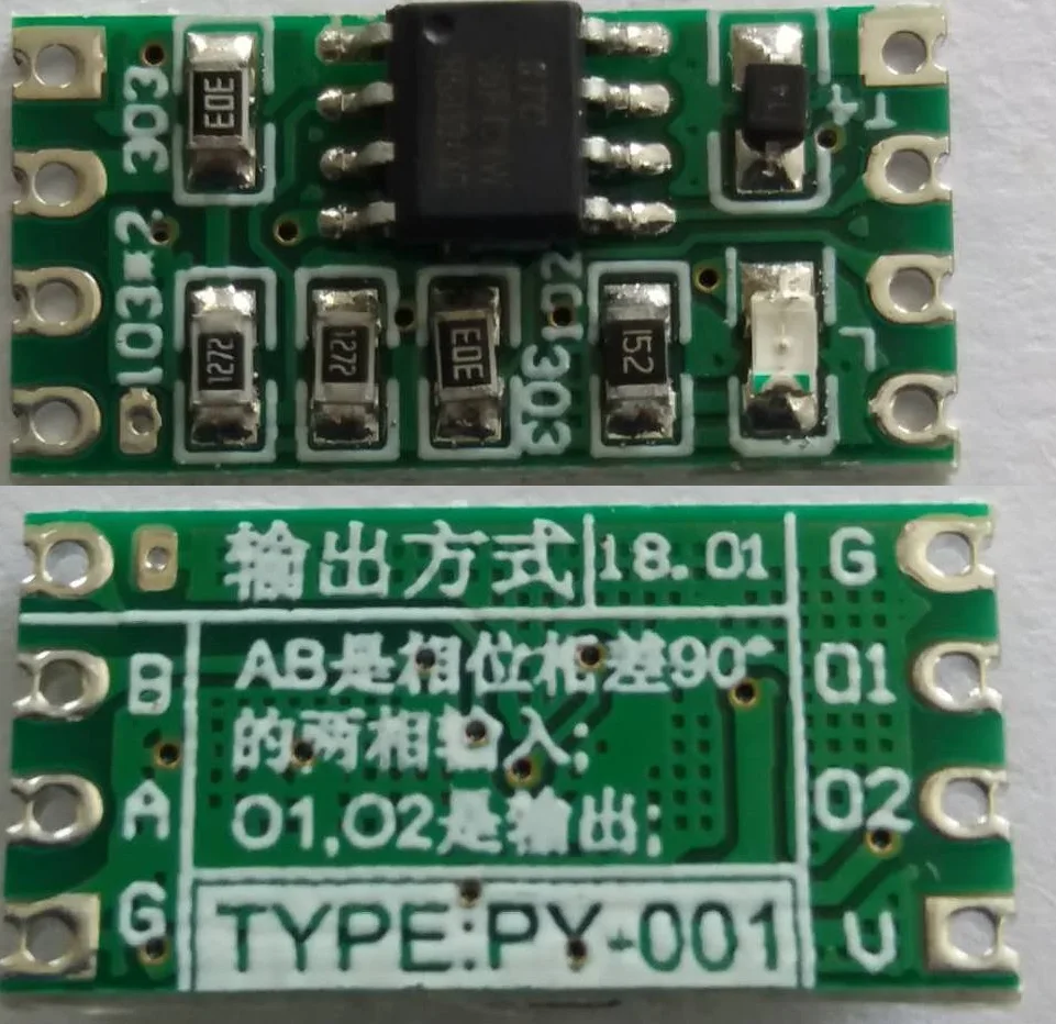 Pulse Potentiometer Digital Pulse Rotary Encoder 4 Times Frequency Recognition Direction Recognition Direction