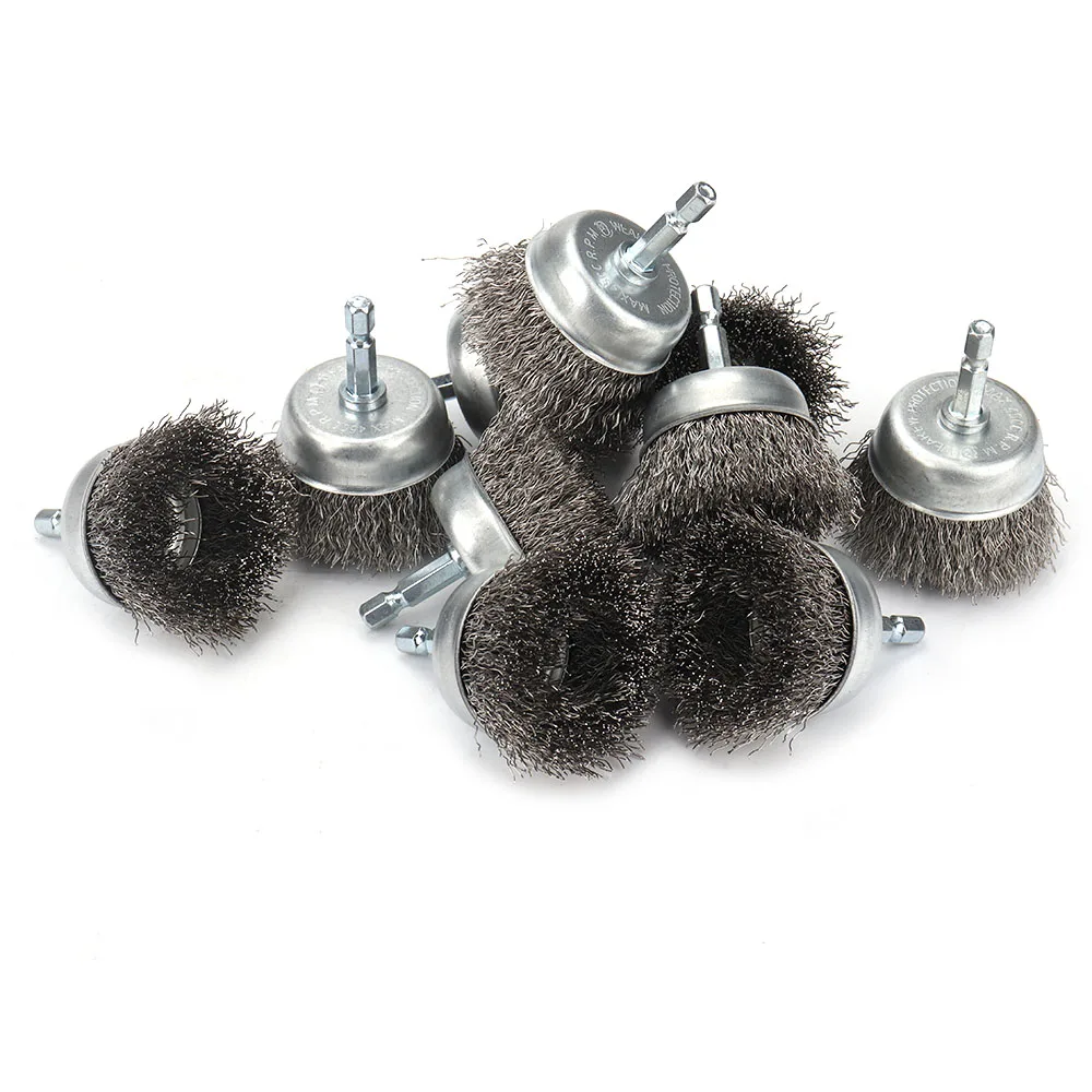 2in 50Mm Dây Thép Cọ Bàn Chải Kim Loại Rỉ Sét Loại Bỏ Bàn Chải Đánh Bóng Bàn Chải Dremel Rotary Máy Xay Công Cụ Điện Phụ Kiện