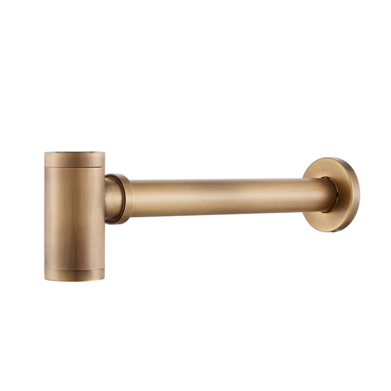 Basin Pop Up Drain Zwart Messing Badkamer Vanity Sink Sifon Brons Fles Val Met Pijp Drains Kit P-TRAP Afval Hardware