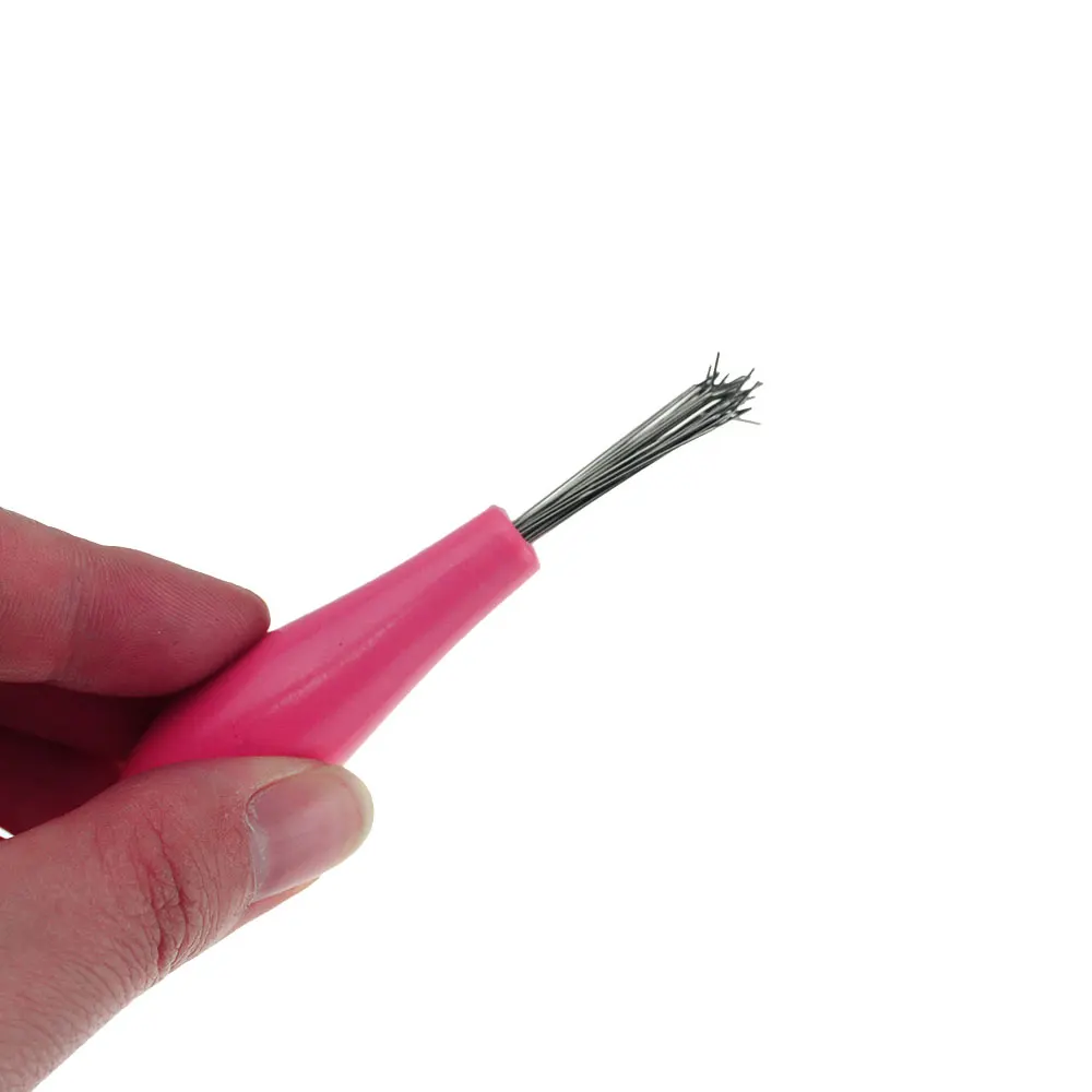 Hair Brush Comb Cleaner Embedded Tool Plastic Cleaning Removable Handle image 3