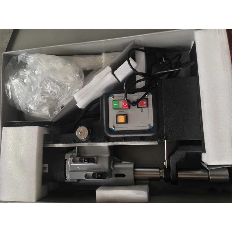 MAG120-4 1800W Magnetic Drill 24000KN Magnetic Tapping 4-Speed Adjustable Magnetic Seat Drill Black Electric Tool