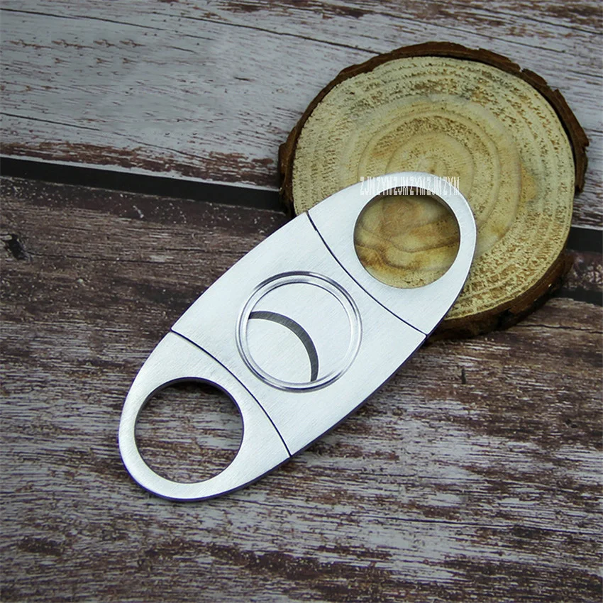 C01 2pcs 22mm Stainless Steel Round Cigar Scissors Cutter Metal Cigar Opener Puncher Nice Gift Portable Smoking Accessories