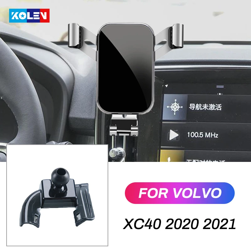 

Автомобильный держатель мобильного телефона для Volvo XC40 2020 2021, вентиляционное отверстие, подставка для смартфона, GPS-крепление, подставка, зажим для навигационного кронштейна, аксессуары