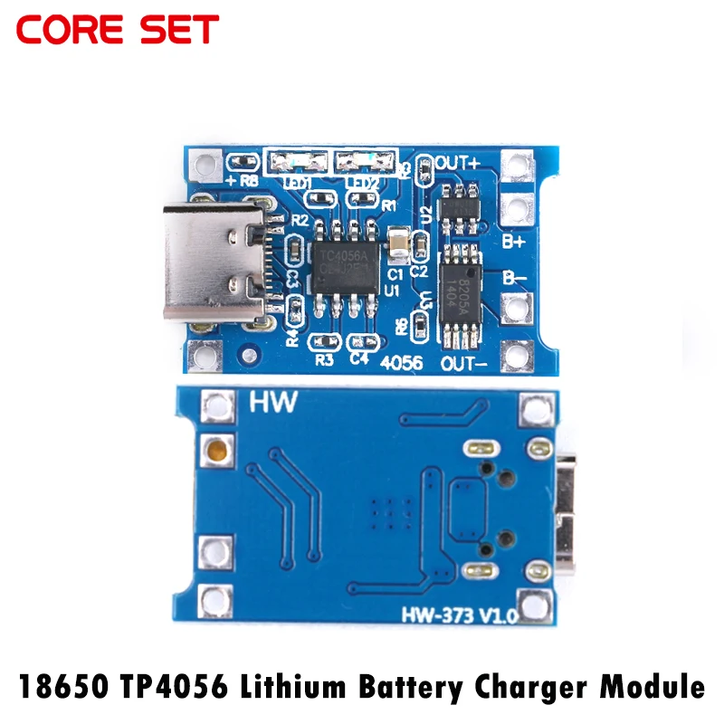 Type-c USB 5V 1A 18650 TP4056 Lithium Battery Charger Module Charging Board With Protection Dual Functions 1A Li-ion good