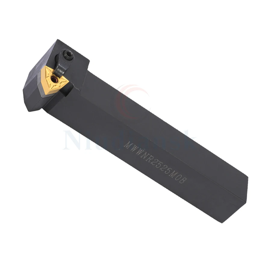 MWWNR2020K08 MWWNR2525M08 Snijden Invoeren Hoek 50 ° Samengestelde Externe Perzik-Vormige Cnc Draaibank Draaien Arbor Gefreesd Klem Gereedschap
