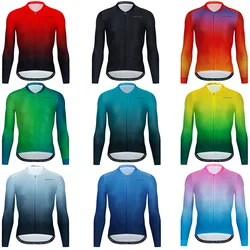 KEYIYUAN New Men Cycling Clothing Women Bike Jersey Mtb Shirt Long Sleeve Bicycle Clothes Tricotas De Ciclismo Hombre