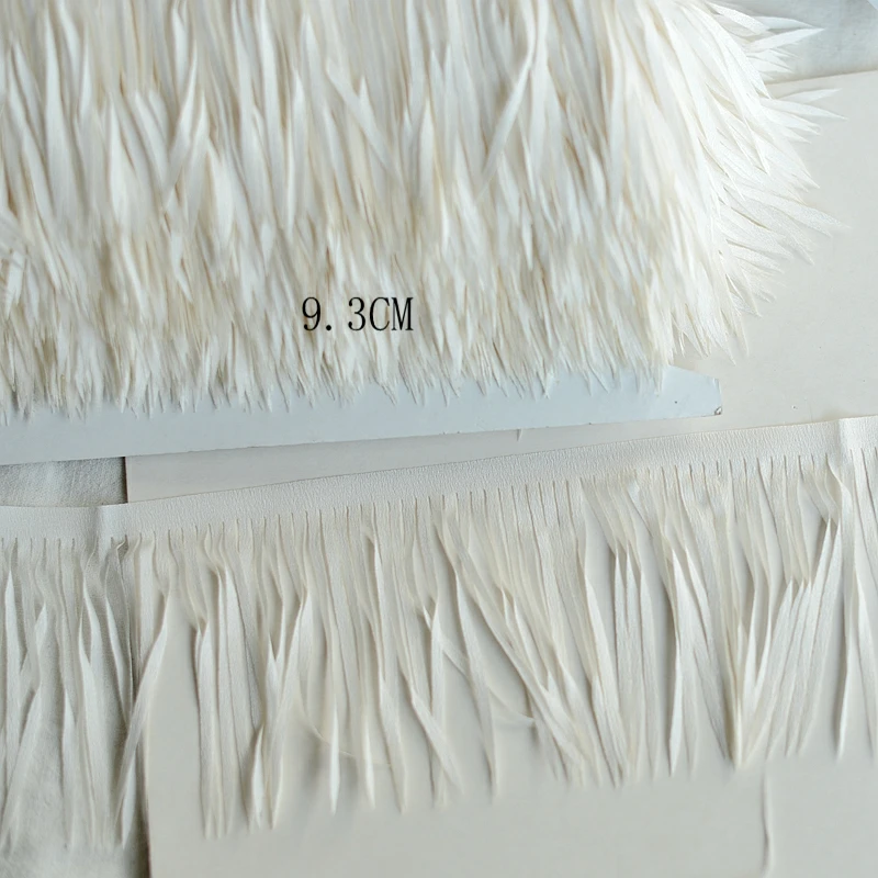 9.5cm Wide Chiffon Fringe, DIY Sewing Fringe, pink