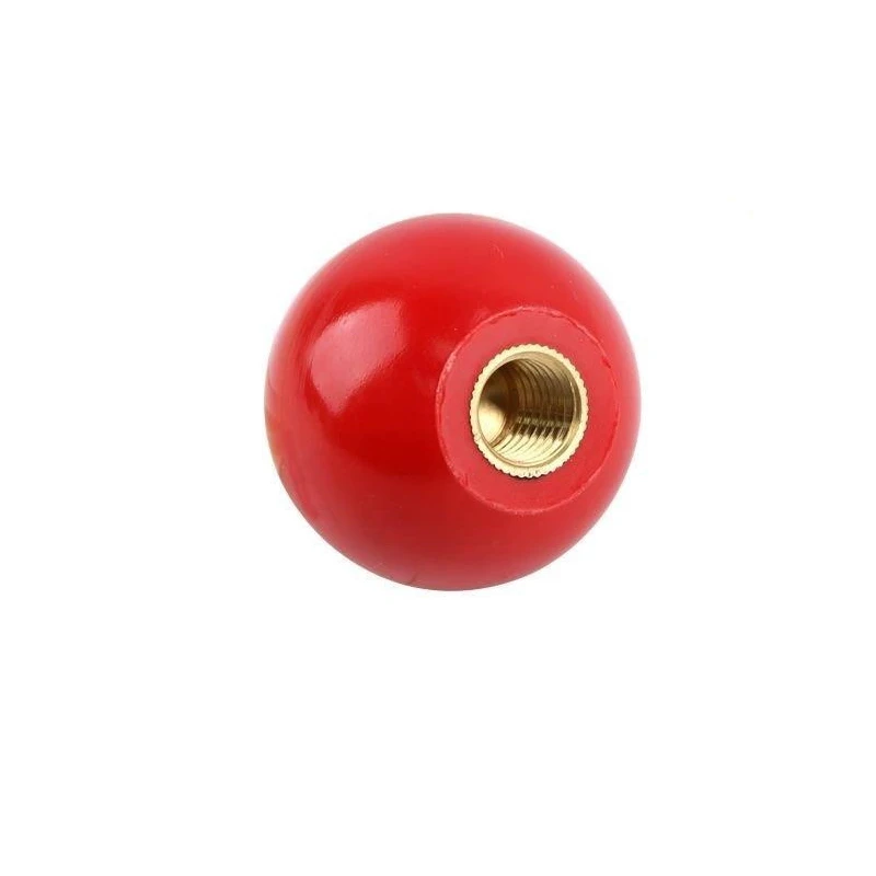 2pcs Bakelite Handle Resin Ball Operating Rod Ball Handle Ball Resin Ball Knob Furniture Machine Tool Replacementm M6-M16