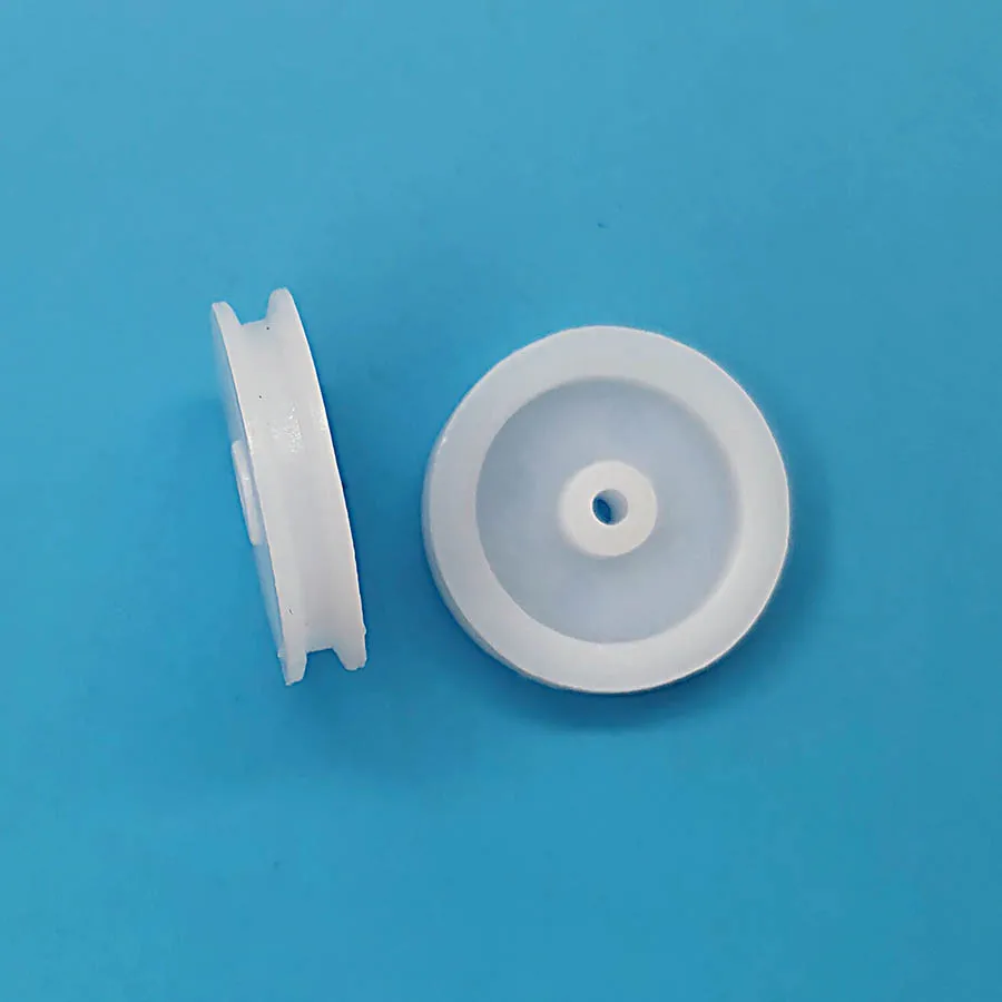 19.6*2 Plastic Pulleys Belt Roller Skating Wheel DIY Model Accessories Pulley Wheel Technology Production 19.62A