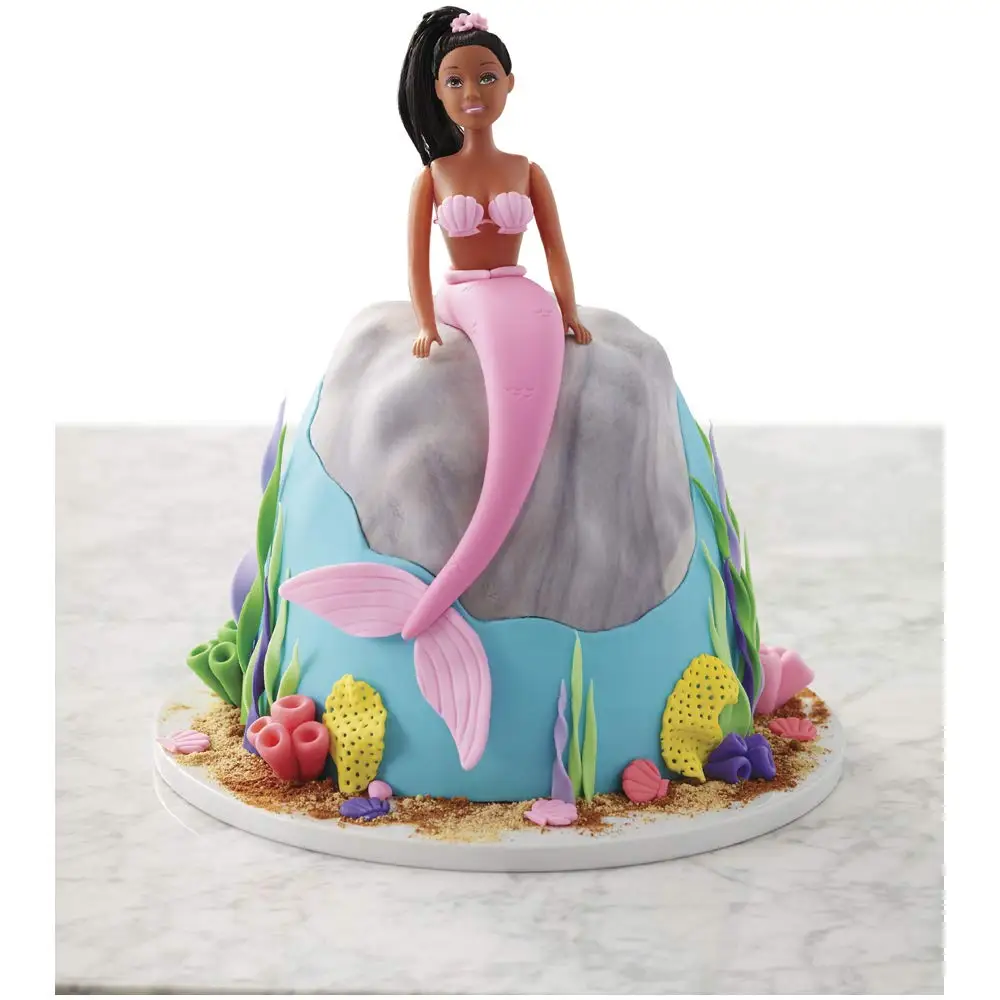 6/8inch 3D Princess Dress Doll Cake Fondant Baking Pan Tin Decoration Making Mould Mold Birthday Cake Mould Bakeware Tool