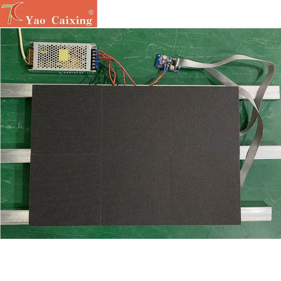 6 قطعة P3 داخلي 576x384 مللي متر لوحات WF2 واي فاي وحدة تحكم USB لتقوم بها بنفسك لوحة النصوص الرقمية