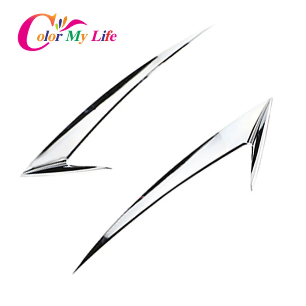 

Color My Life Chrome Car Headlight Head Lamps Eyebrow Cover Sticker for Chevrolet Cruze Sedan Hatchback 2009 - 2014 Accessories
