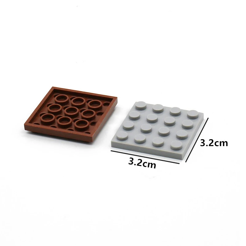 150pcs blocchi di costruzione fai da te figure sottili mattoni 4x4 punti 12 colori educativi dimensioni Creative compatibili con 3031 giocattoli per