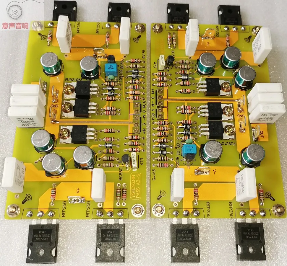 

PASS A3 HIFI single-ended class A power amplifier board, balanced input (a set of 2 sheets)