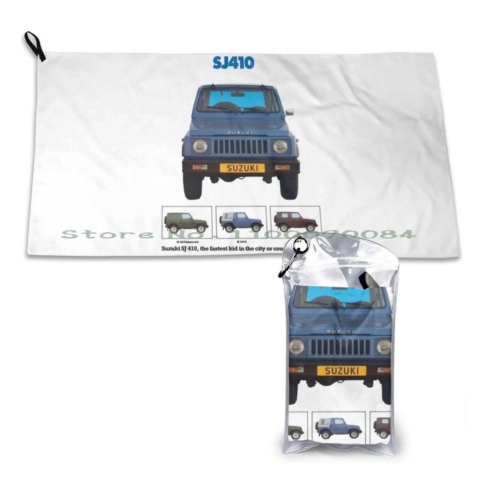 Sj 410 / Quick Dry Towel Gym Sports Bath Portable Japanese 4x4 4wd 1980s 1990s Jimny Sj30 Sj40 Sj50 Sj413 Dad Mum Mothers Day