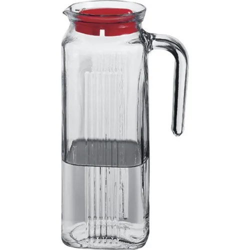 With lid Ice Cabinet Jug Water Jug Water Bottle, Musluklu Lemonade, Glass Teapot, Beverage Dispenser musluklu Lemonade 2l