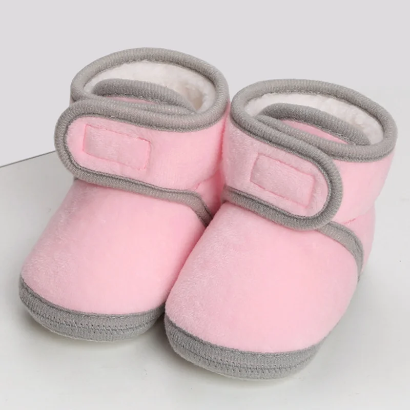 2020 New fashion autumn and winter toddler boots thick non-slip warm baby boots for 6-15months baby