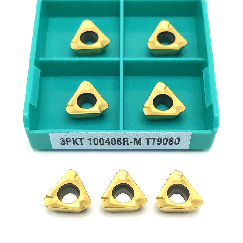 3PKT100408R 3PKT150508R TT9080 Carbide Inserts Turning Tool CNC Milling Insert Indexable Tool High Quality Turning Insert