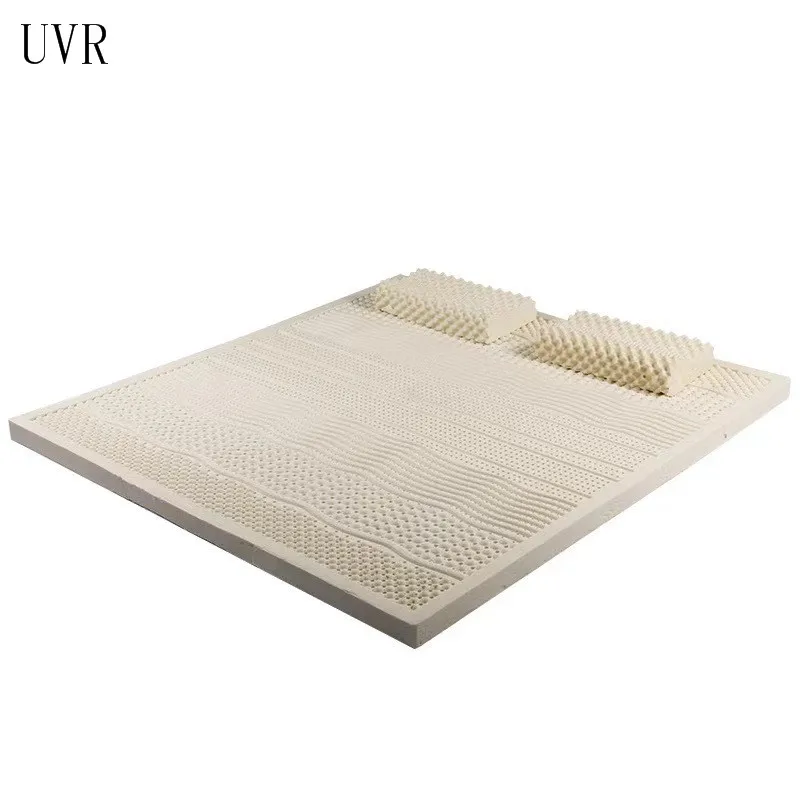 Uvr Hoge Kwaliteit 100% Natuurlijke Latex Tatami Matras Trage Rebound Hotel Speciale Enkel Dubbel Matras Met Witte Binnenhoes