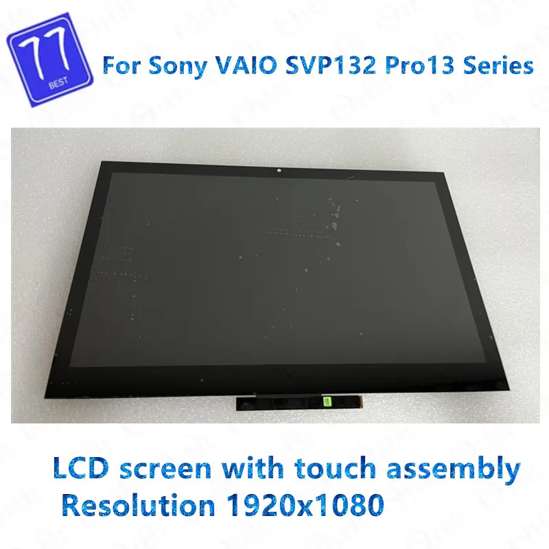 

Original LCD Touch Screen+Touch Digitizer Glass front assembly For SONY VAIO PRO 13 PRO13 SVP13 SVP132 SVP132A SVP1321 SVP132A