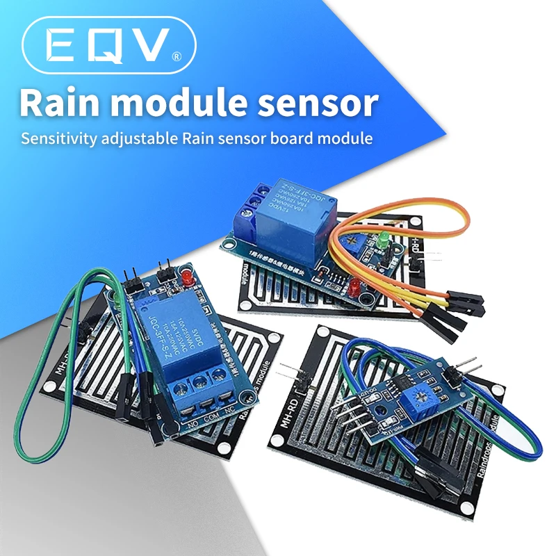 Snow Raindrops Detection Sensor Module Rain Weather Module Humidity For Arduino Relay Control Module Rain water sensor module