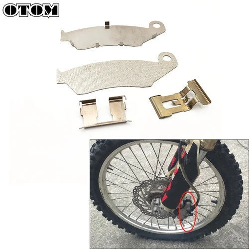 Imagen 2 del producto OTOM-Kit de reparación de pinza de freno delantero y trasero para motocicleta, pastillas de resorte de pasador para bicicletas todoterreno Nissin, HONDA, YAMAHA, KAWASAKI, SUZUKI, Japón