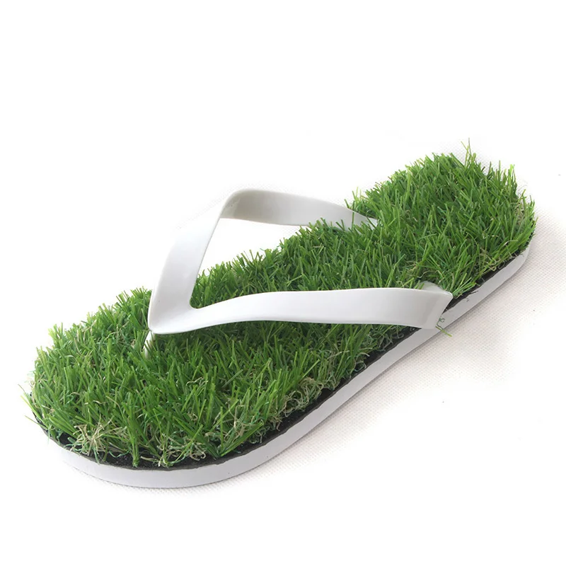 2023 New Men women Imitation Grass Flip Flops For Men Summer Beach Flip Flops Flat Shoe Out Sandals Slipper Women Sandals BF22