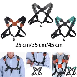 Adult Child Soft Sax Strap Hook Saxophone Shoulder Strap Saxophone Strap Harness for Alto Tenor Soprano Saxophone