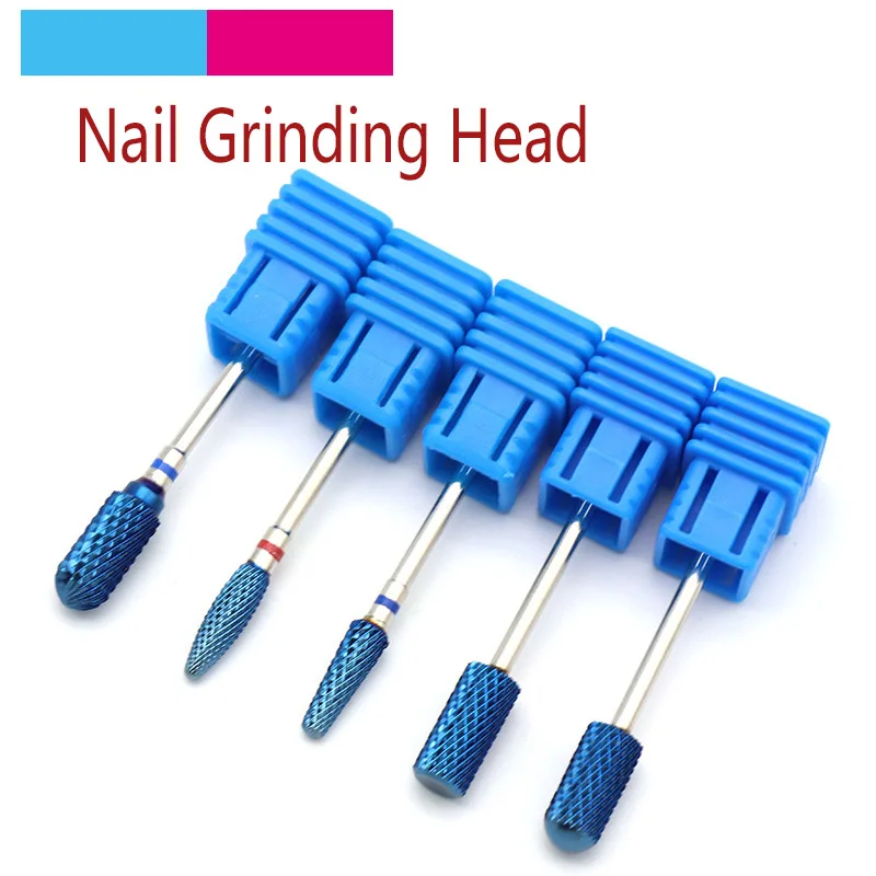 

5 Types Tungsten Steel Nail Grinding Head Milling Manicure Cutter for Pedicure Machine Sander Drill Bit Device Electric Tools