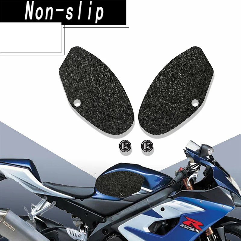 

Motorcycle Non-slip Sticker Grips Protector Sticker Decal Gas Knee Grip Tank Traction Pad decals For SUZUKI 05-06 GSX-R1000