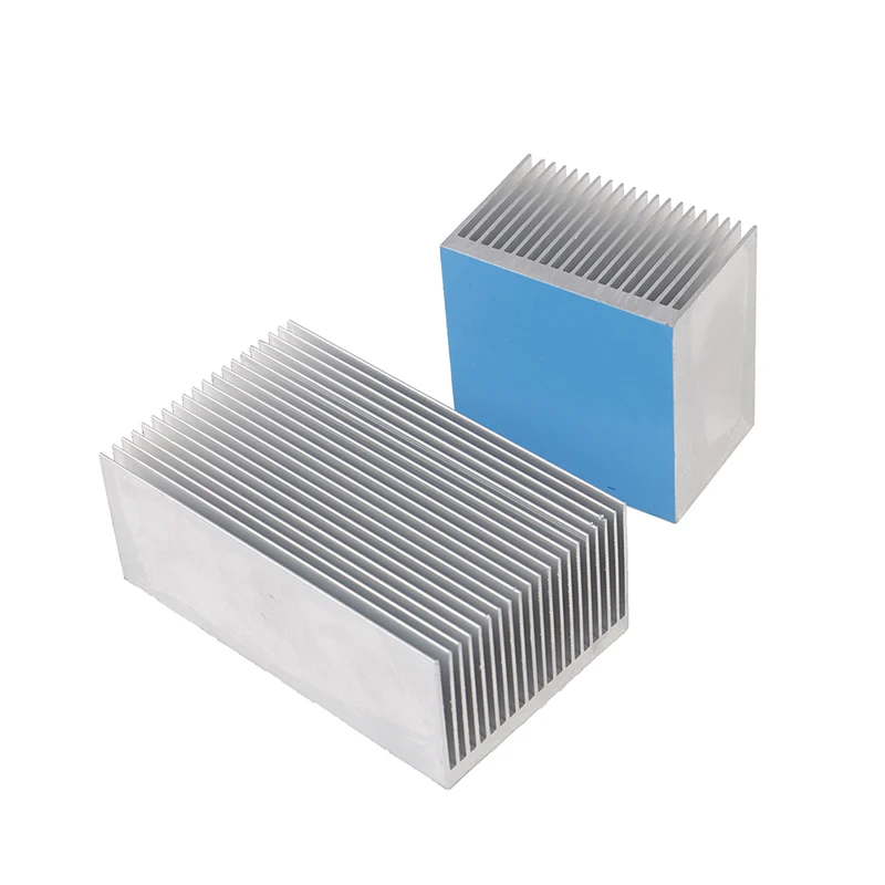 Electronic Radiator Aluminum Alloy Heatsink 60*60/100*60mm Cooling Pad LED IC Chip Cooler Radiator