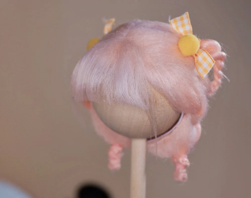 OB11 1/8 1/6 1/4 Schaal BJD Pruik Pop Accessoires Super Leuke Haar Pruiken Voor BJD/SD OB11 YOSD MSD Meisje Accessoires C1431